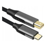 Cabo Usb C Thunderbolt 3 Para Mini Displayport 4k 1.8 M