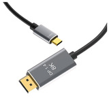 Cabo Usb Tipo C/ Displayport 4k 144hz E 8k Thunderbolt 3