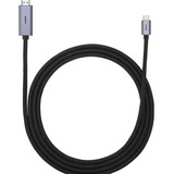 Cabo Usb-c Thunderbolt 3 Para Hdmi 4k 60hz 1080p Baseus 2m