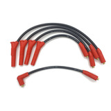 Cabo Vela Silicone 10mm Opala 4 Preto Vermelho Psi019ptvm