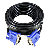 Cabo Vga 5m Monitor Lcd Pc Tv Projetor 5 Metros Com N/f