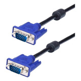 Cabo Vga Para Monitor Macho Lcd Pc 1,5 Metros Com Filtro