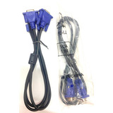 Cabo Vga X Vga 1,5m Metros Para Monitor E Projetor Rgb