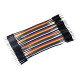 Cabo Wire Jumper 10cm 40 Fios Macho-macho Protoboard Arduino