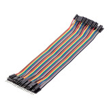 Cabo Wire Jumper 20cm 40 Fios Fêmea-macho Protoboard Arduino