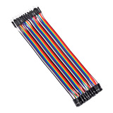 Cabo Wire Jumper 20cm 40 Fios Fêmea-macho Protoboard Arduino