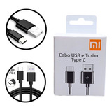 Cabo Xiaomi Turbo Original Mi8 Redmi Note 7 Tipo C