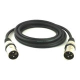 Cabo Xlr Macho X Xlr Macho 50 Centimetros Balanceado Cannon