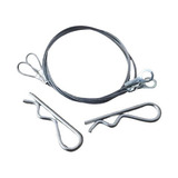 Cabos Aço Presilhas Trava Capo Dodge Charger Maverick Opala 