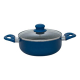 Caçarola Antiaderente Azul Cerâmica 22cm Genebra Casambiente