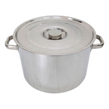 Caçarola De Inox Panela 35cm 20 Litros Baixa Rasa Oferta