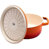 Caçarola Hercules Cerâmico Indução Laranja 3l 21x9cm