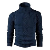 Cacharrel Casaco Blusa Tricot Lã Masculina Canelada Ref: 818