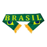 Cachecol Da Seleção Brasileira Copa Do Mundo Enfeite Brasil