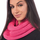 Cachecol Feminino Gola Em Lã Moda Outono Inverno Tricot