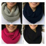 Cachecol Gola Feminino Tricot Moda Blogueira Outono Inverno
