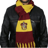 Cachecol Harry Potter Grifinória Hogwarts Unissex Bordado 