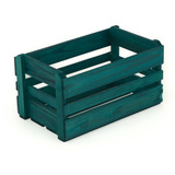 Cachepot Flor Caixote Frutas Decorativa G Colorida Cor Verde
