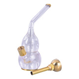 Cachimbo D'água Pipe Vidro Metal Portátil Pequeno