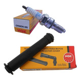 Cachimbo E Vela Cbx250 Twister Xr 250 Tornado Ngk