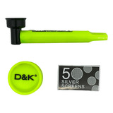 Cachimbo Metal Pipe + Dichavador 2 Partes Colorido + Tela