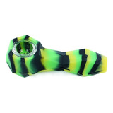 Cachimbo Pipe De Silicone Geométrico 12cm