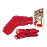 Cachimbo Vela Terminal Ngk Cg Titan Fan 125 150 160 Vermelho