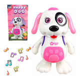 Cachorro Dança Musical Brinquedo Boneca Menina Luz Led Som