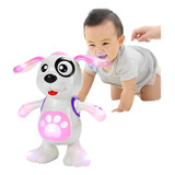 Cachorro Dança Musical Brinquedo Som Luz Led