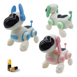 Cachorro Robô Com Face Digital E Movimento Com Musica E Sons