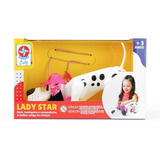 Cachorro Xereta Lady Star Coleira Puxar Brinquedo Infantil