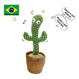 Cacto Dançarino Dançante Toca Música Brinquedo De Estimação