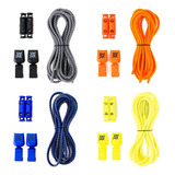 Cadarço Elástico Hupi Laces Corrida Triathlon Duo - Kit 04 P Cor Colorido