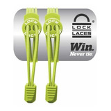 Cadarço Elástico Verde Lock Laces -