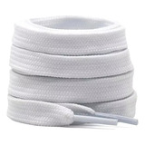 Cadarço Largo Bboy Fat Lace Grosso Branco Tenis Amarração
