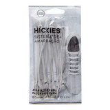Cadarço Silicone Elástico Kit 12 Pçs Hickies Cinza C Nb201y5