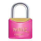 Cadeado 40mm Latão Color Line Papaiz Rosa