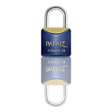 Cadeado Com Chave 20mm Latão Azul Color Line Papaiz
