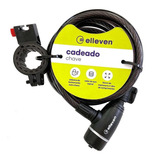 Cadeado Elleven Bike Moto Cabo Aço 1,8mt X 12mm Com Chave