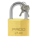 Cadeado Grande 60mm 2 Chaves Segurança Portão Mala Armário