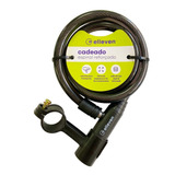 Cadeado Moto Bicicleta Elleven Cabo Aço 1mt X 12mm Chaves