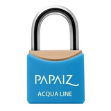 Cadeado Papaiz Acqua Line Resistente 40mm Com 2 Chaves