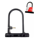 Cadeado Reforçado U-lock Absolute Chave Preto