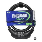 Cadeado Segredo Bike Onguard 8169 Bicicleta Moto Neon Preto