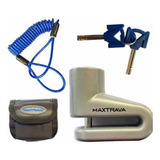 Cadeado Trava De Disco De Freio Maxtrava Cabo/bolsa