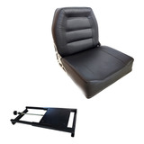 Cadeira Almofadada C/ Suporte  P/ Fixar Barco Alumíno/lancha