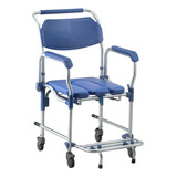 Cadeira Banho Plus Higienização Alumí Até 150kg D60 Dellamed