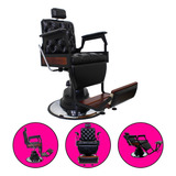 Cadeira Barbeiro Hawk Encosto Com Articulação Total - Kixiki