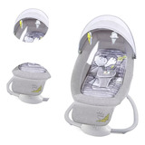 Cadeira Bebê 3 Em 1 Balanço Automática Com Bluetooth Sorvete