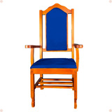 Cadeira Benjamim Presidencial De Madeira Maciça